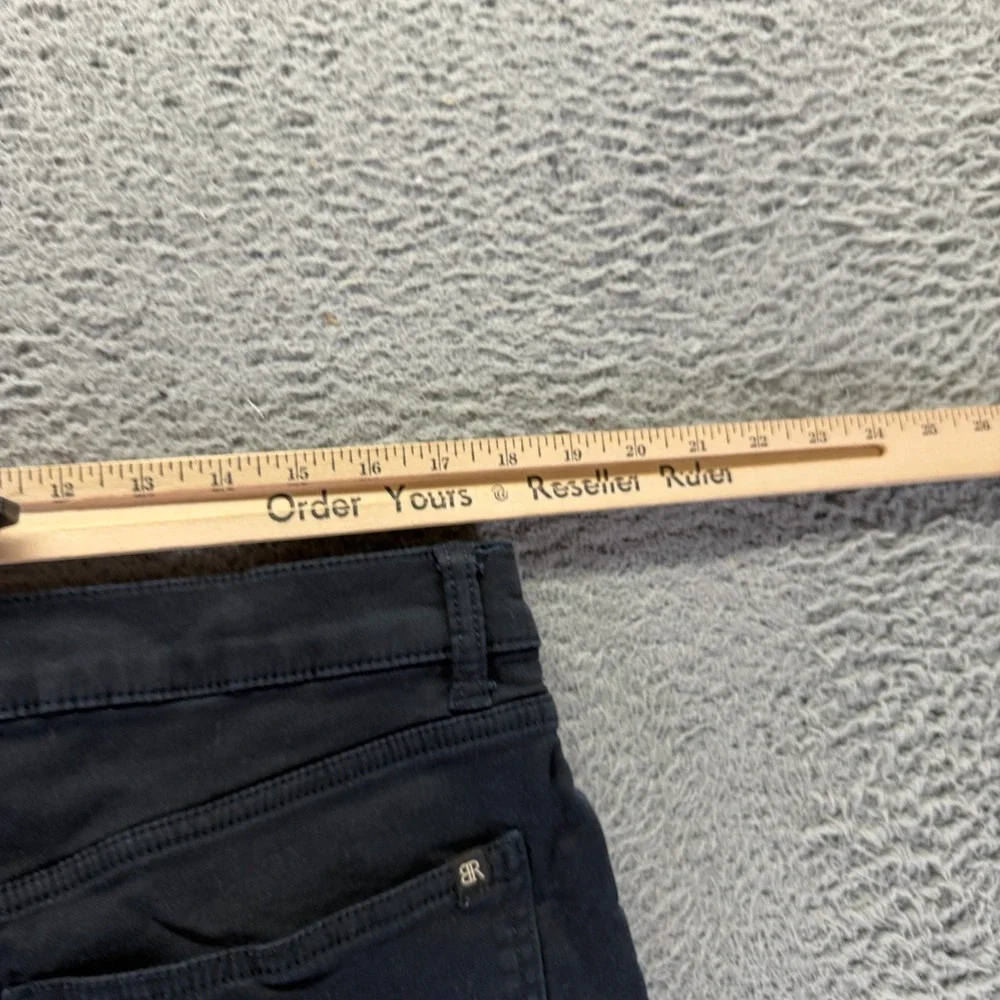 Banana Republic Jeans Men 36x34 Black Cotton Denim Straight Leg Workwear Stretch